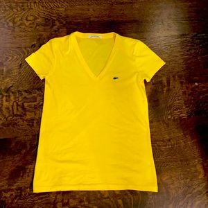 Lacoste yellow T-shirt